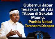 Gubernur Jabar Tegaskan Tak Ada Titipan di Sekolah Maung, Panitia Nakal Terancam Dicopot