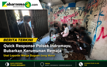 Quick Response Polsek Indramayu, Bubarkan Kerumunan Remaja Usai Laporan Warga Dugaan Geng Motor