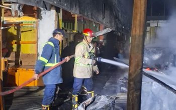 Kebakaran Gedung Pasar Ramayana Cikarang Utara Dipicu Arus Pendek Listrik Hanguskan 7 Lapak Pedagang