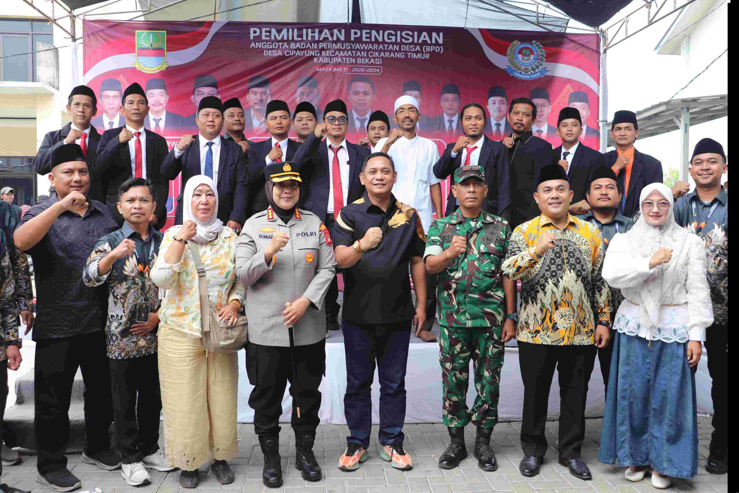 Pemilihan BPD Serentak, Plt Bupati Bekasi Berpesan Jaga Silaturahmi dan Persaudaraan