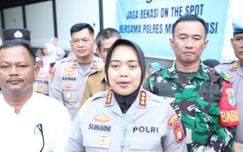 Polres Metro Bekasi Ajak Warga Sukabungah Perkuat Kamtibmas dan Dorong UMKM 