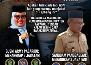 ASN Rangkap Tiga Jabatan, Publik Tagih Penjelasan Bupati Masinton Pasaribu