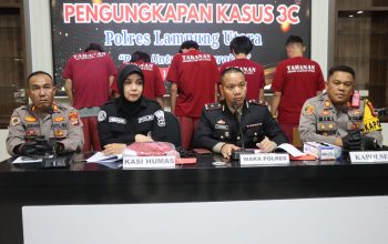 Sepekan  Gelar  KRYD , Jajaran Polres Lampung Utara Ringkus  5 Pelaku Kejahatan