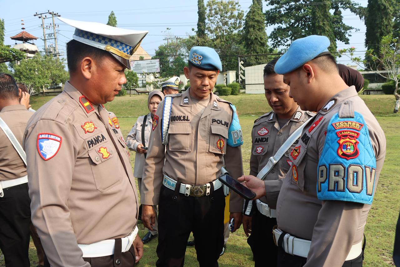 Tingkatkan Disiplin Dan Profesionalisme Personel, Si Propam Polres Lampung Utara Gelar Gaktibplin