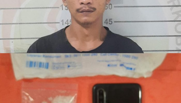 Ungkap Kasus Narkotika,Sat resnarkoba Polres Lampung Utara  Amankan Seorang Pria Beserta Barang Bukti Sabu