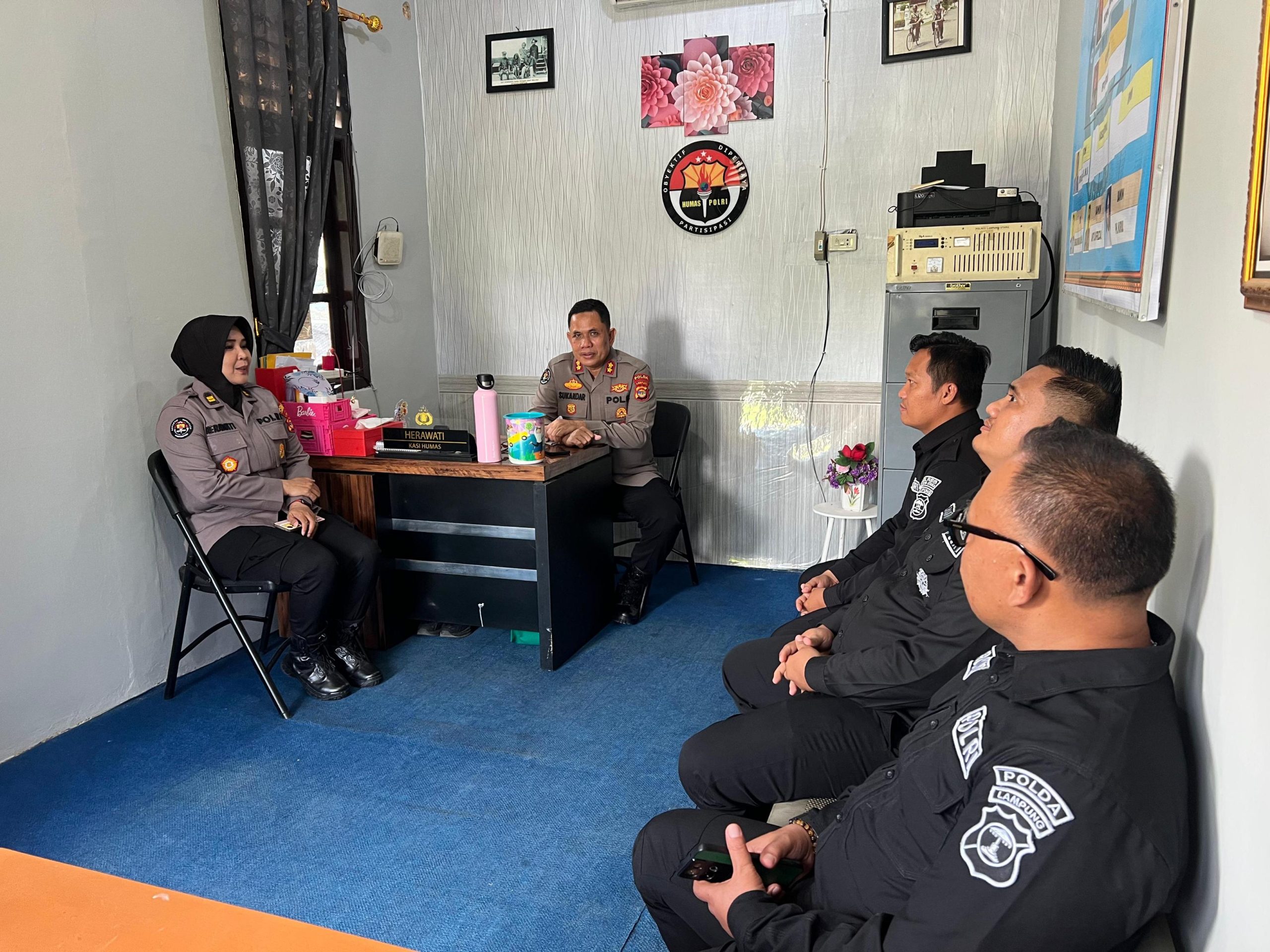 Bidhumas Polda Lampung Gelar Supervisi Di Polres Lampung Utara,Tekankan Strategi Konten Digital