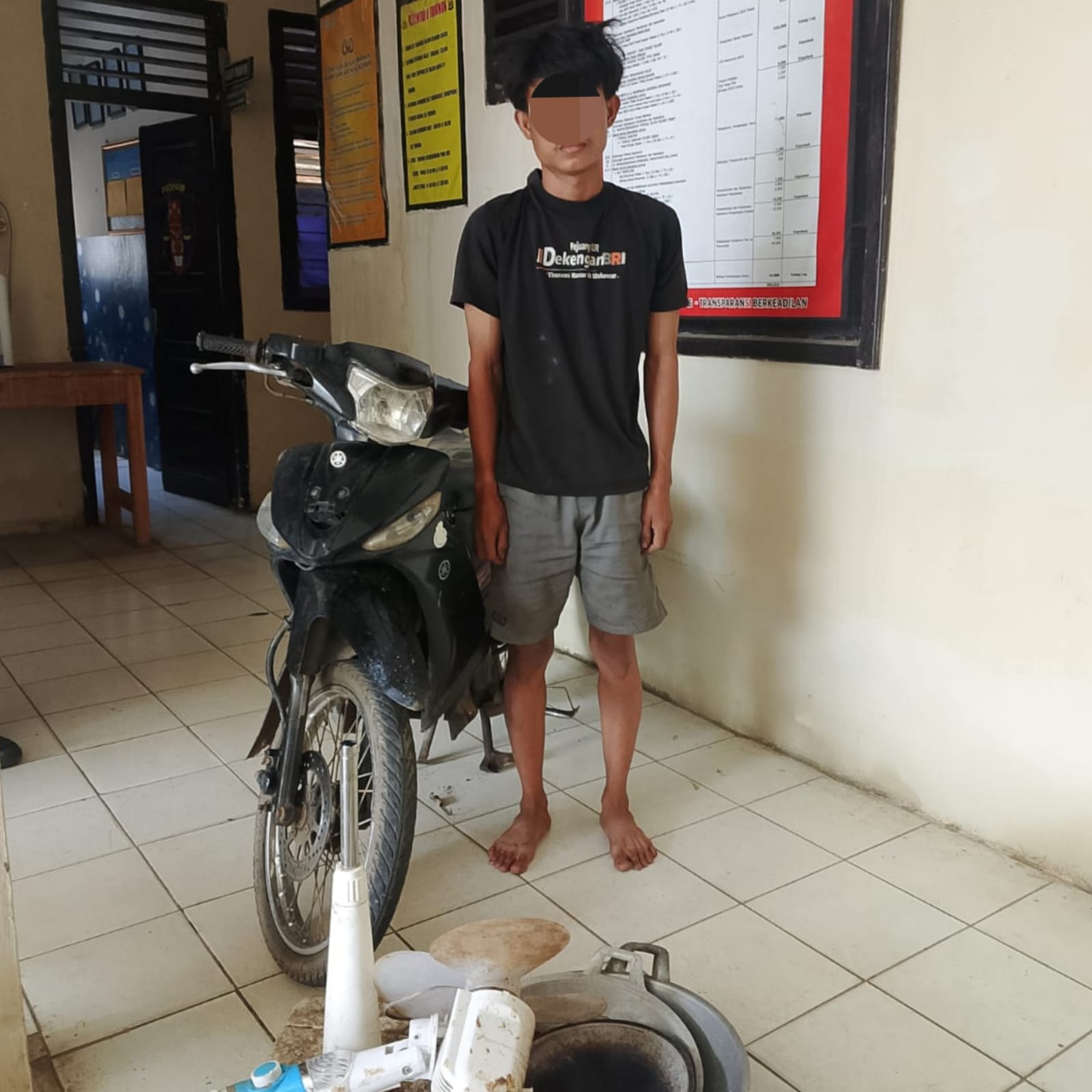 Polsek Sungkai Selatan Ungkap Kasus Pencurian ,Dengan Pemberatan Satu Pelaku Diamankan