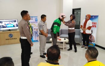 Satlantas Polres Lampung Utara  Dan  Jasa Raharja  Perkuat Sinergi Tingkatkan Keselamatan Berlalu lintas