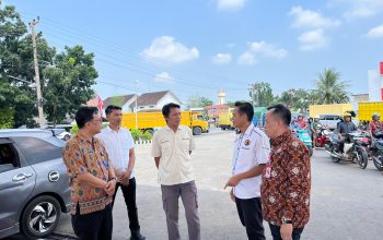 Polres Lampung Utara  Bersama Dinas Perdagangan Lakukan  Pemantauan SPBU Pasca Penyesuaian Harga Pertamax