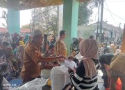 Pembagian Bansos di Desa Cikarang Kota Dilakukan Bertahap, Jaga Ketertiban Warga