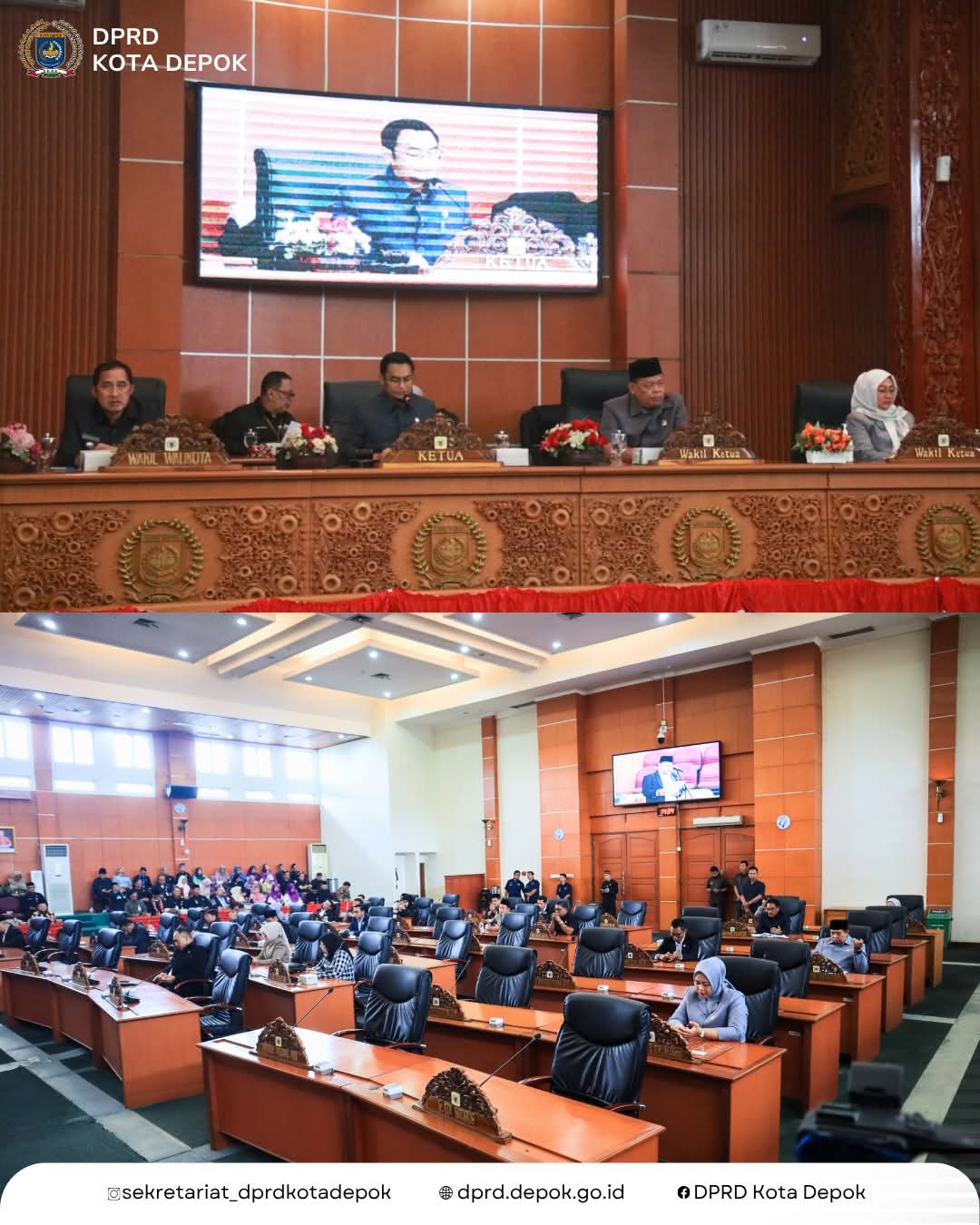 Hasil Aspirasi Masyarakat dan Raperda Penyelanggara Perhubungan Dibahas Sidang Ke 2 TA 2026 DPRD dan Pemkot Depok 