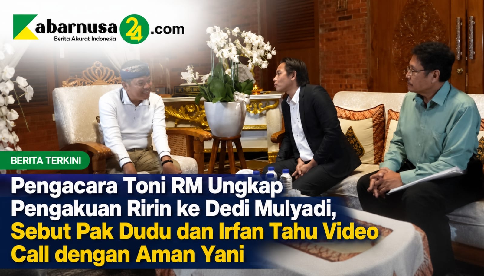 Pengacara Toni RM Ungkap Pengakuan Ririn ke Dedi Mulyadi, Sebut Pak Dudu dan Irfan Tahu Video Call dengan Aman Yani