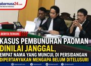 Kasus Pembunuhan Paoman Dinilai Janggal, Empat Nama yang Muncul di Persidangan Dipertanyakan Mengapa Belum Ditelusuri