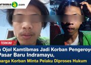 Dua Ojol Kamtibmas Jadi Korban Pengeroyokan di Pasar Baru Indramayu, Keluarga Korban Minta Pelaku Diproses Hukum