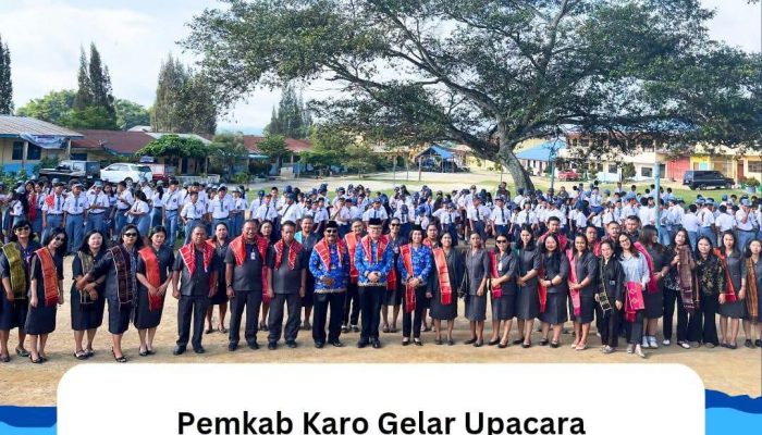Pemkab Karo Gelar Upacara Hari Lahir Pancasila 2026 Serentak di beberapa Sekolah se-Kabupaten Karo