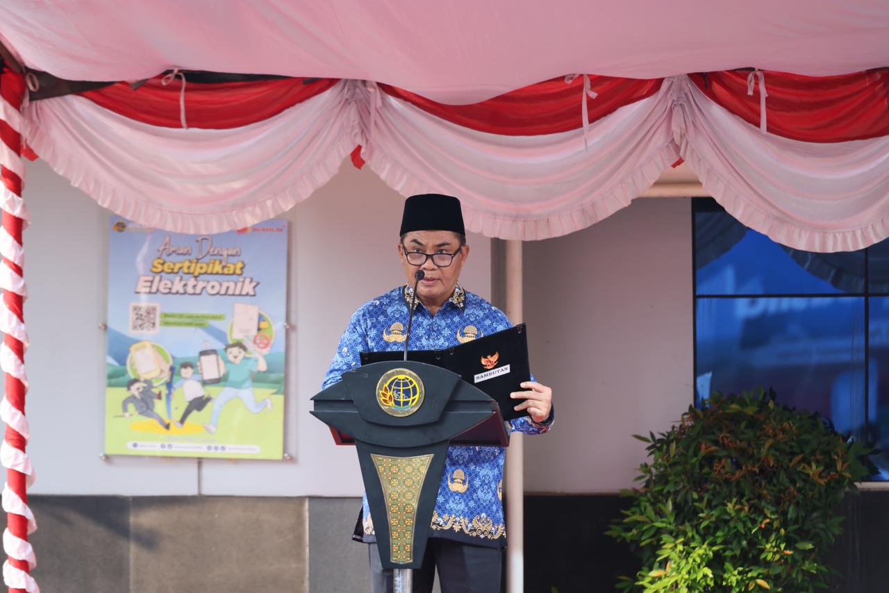 Maknai Simbol Nilai Luhur, Kementerian ATR/BPN Laksanakan Upacara Hari Lahir Pancasila Maknai Simbol Nilai Luhur, Kementerian ATR/BPN Laksanakan Upacara Hari Lahir Pancasila