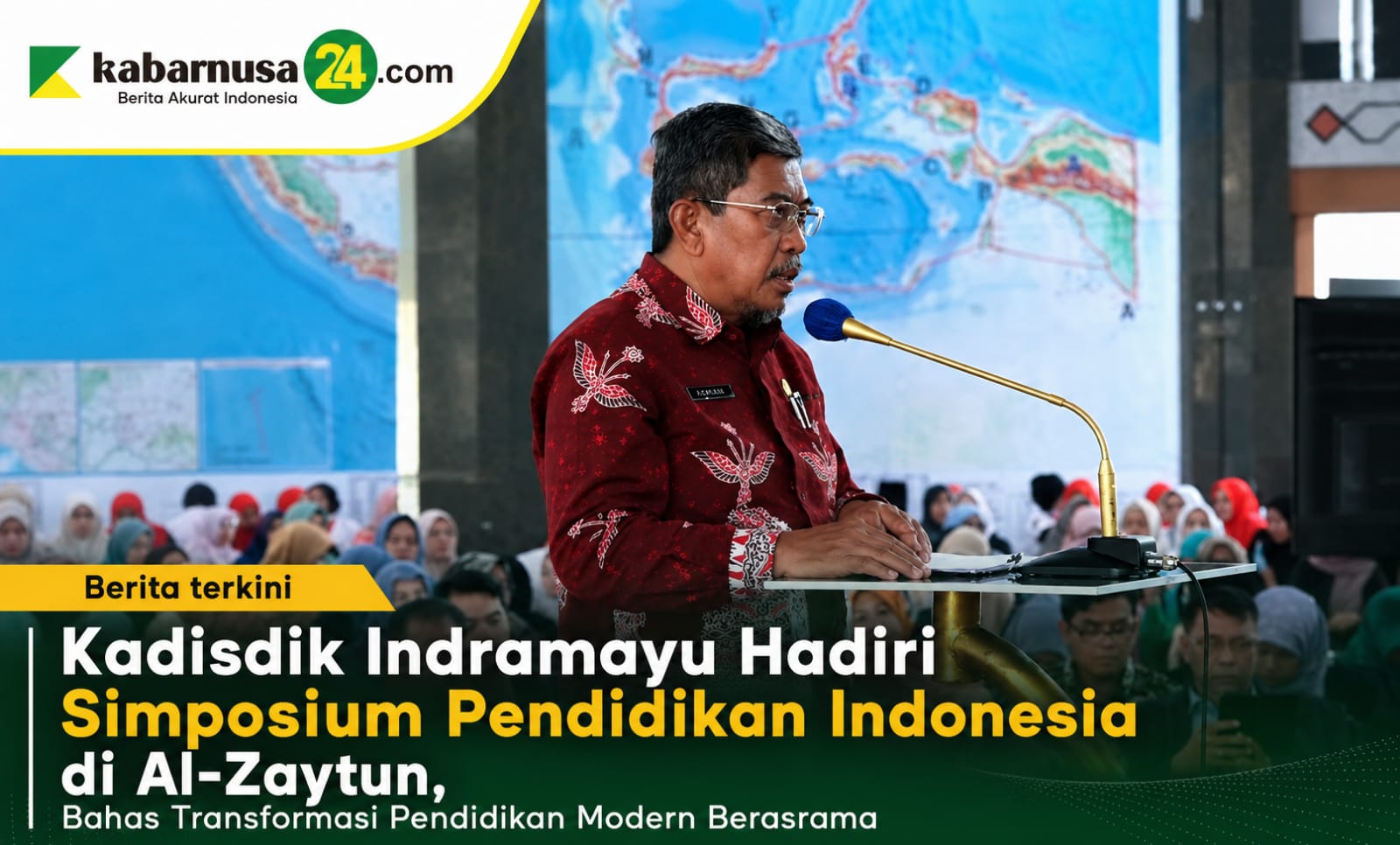Kadisdik Indramayu Hadiri Simposium Pendidikan Indonesia di Al-Zaytun, Bahas Transformasi Pendidikan Modern Berasrama