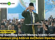 Panji Gumilang Soroti Menara Islamic Center Indramayu yang Ambruk dan Belum Diperbaiki