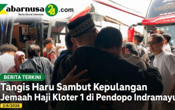 Tangis Haru Sambut Kepulangan Jemaah Haji Kloter 1 di Pendopo Indramayu