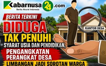 Diduga Tak Penuhi Syarat Usia dan Pendidikan, Pengangkatan Perangkat Desa Limbangan Jadi Sorotan Warga