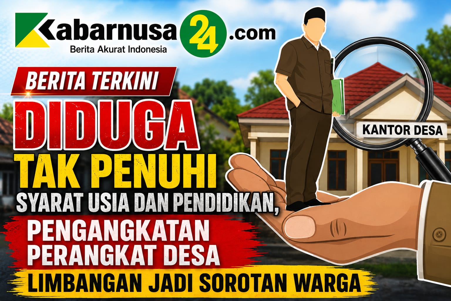 Diduga Tak Penuhi Syarat Usia dan Pendidikan, Pengangkatan Perangkat Desa Limbangan Jadi Sorotan Warga