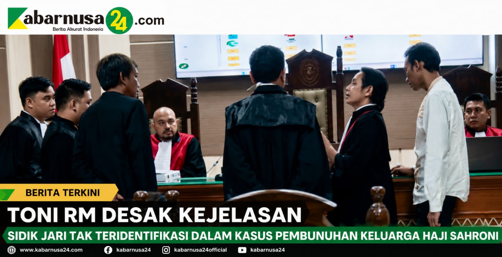 Toni RM Desak Kejelasan Sidik Jari Tak Teridentifikasi dalam Kasus Pembunuhan Keluarga Haji Sahroni