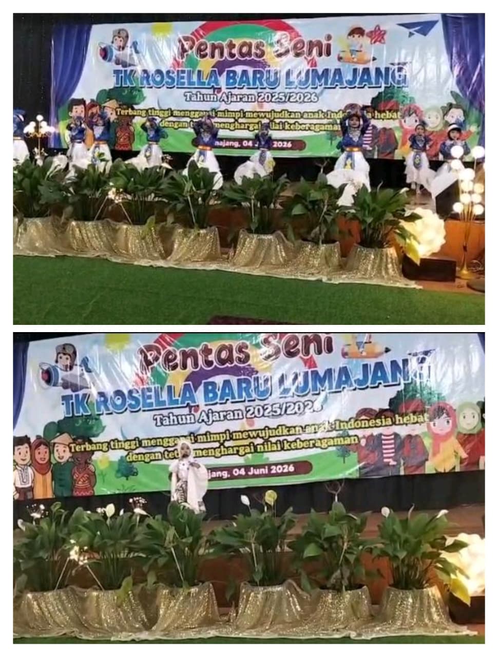 Pentas Seni TK Rosella Baru Lumajang Jadi Ajang Pengembangan Bakat dan Penguatan Nilai Keberagaman