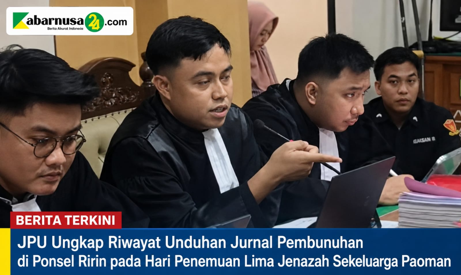 JPU Ungkap Riwayat Unduhan Jurnal Pembunuhan di Ponsel Ririn pada Hari Penemuan Lima Jenazah Sekeluarga Paoman