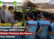 Kapolsek Lelea Imbau Pelajar SMPN 2 Lelea Hindari Tawuran dan Konvoi Usai Sekolah