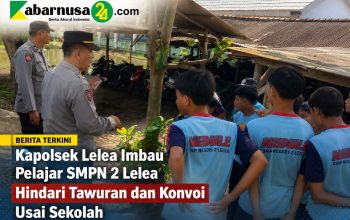 Kapolsek Lelea Imbau Pelajar SMPN 2 Lelea Hindari Tawuran dan Konvoi Usai Sekolah