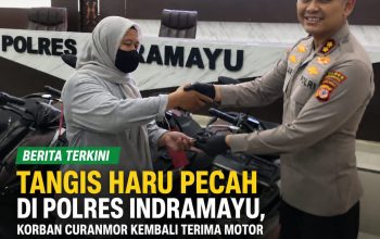 Tangis Haru Pecah di Polres Indramayu, Korban Curanmor Kembali Terima Motor Hasil Operasi Jaran Lodaya 2026