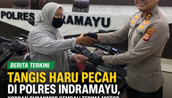 Tangis Haru Pecah di Polres Indramayu, Korban Curanmor Kembali Terima Motor Hasil Operasi Jaran Lodaya 2026