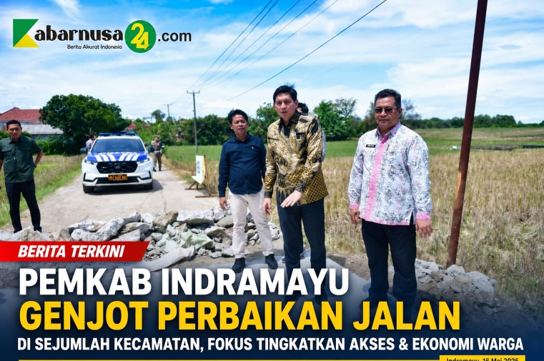 Pemkab Indramayu Genjot Perbaikan Jalan di Sejumlah Kecamatan, Fokus Tingkatkan Akses dan Ekonomi Warga