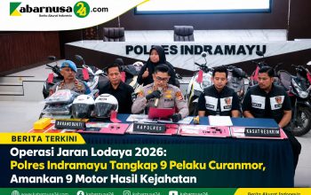 Operasi Jaran Lodaya 2026: Polres Indramayu Tangkap 9 Pelaku Curanmor, Amankan 9 Motor Hasil Kejahatan