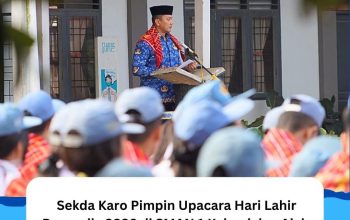 Upacara Hari Lahir Pancasila 2026 di SMAN 1 Kabanjahe