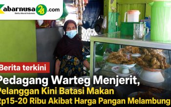 Pedagang Warteg Menjerit, Pelanggan Kini Batasi Makan Rp15-20 Ribu Akibat Harga Pangan Melambung