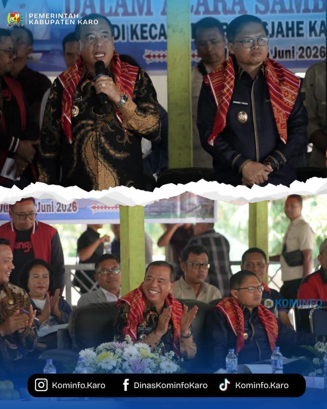 Bupati Karo Gelar Sambang Warga di Kecamatan Barusjahe, Perkuat Dialog dan Pelayanan kepada Masyarakat Bupati Karo Gelar Sambang Warga di Kecamatan Barusjahe, Perkuat Dialog dan Pelayanan kepada Masyarakat