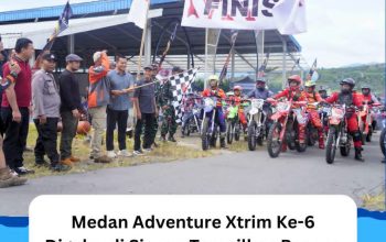 Sekda Kabupaten Karo Lepas Peserta Medan Adventure Xtrim Ke-6 Digelar di Siosar