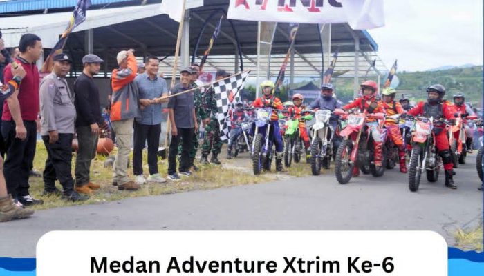 Sekda Kabupaten Karo Lepas Peserta Medan Adventure Xtrim Ke-6 Digelar di Siosar
