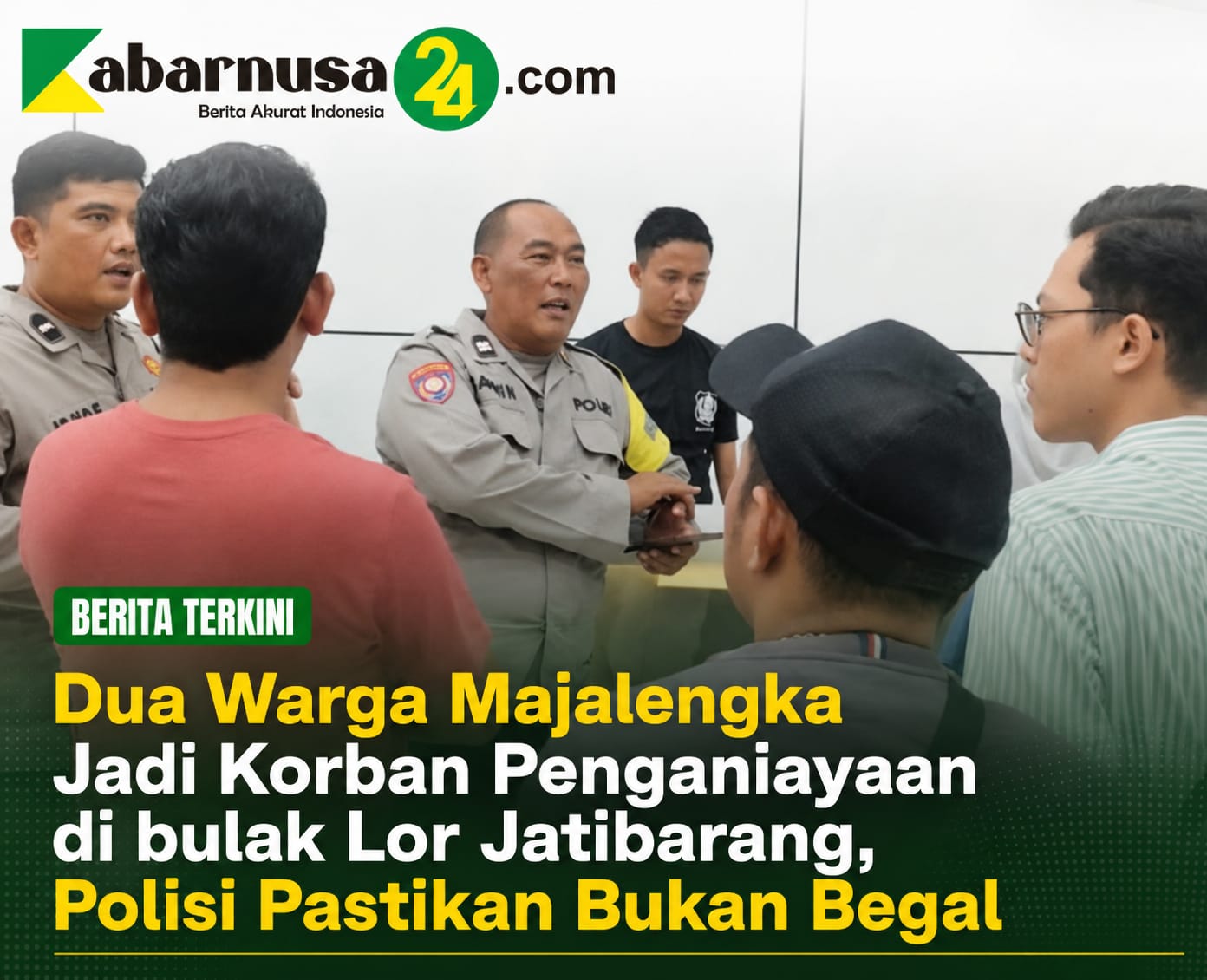 Dua Warga Majalengka Jadi Korban Penganiayaan di bulak Lor Jatibarang, Polisi Pastikan Bukan Begal