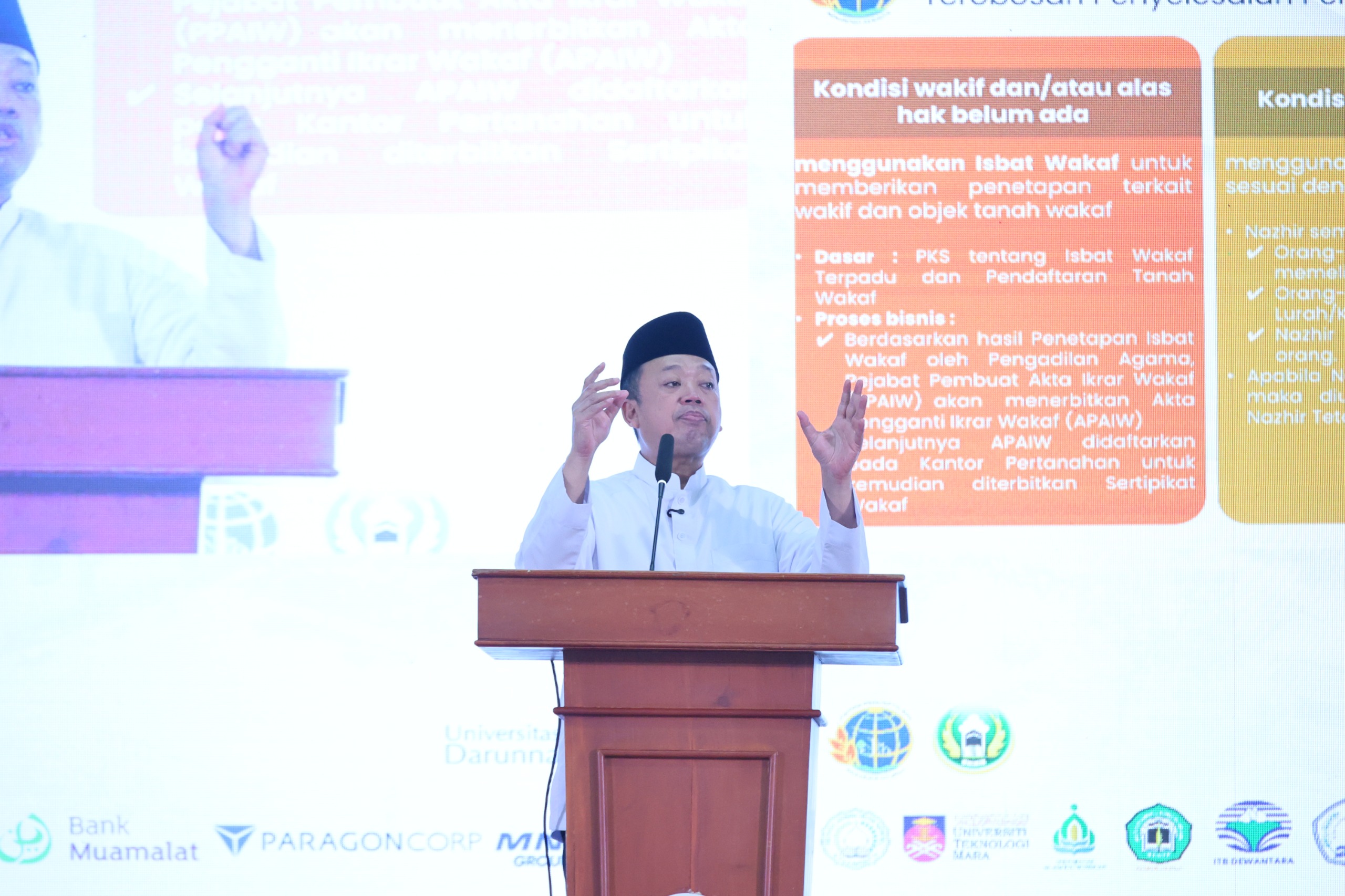 Komitmen Amankan Aset Umat, Menteri ATR/BPN Nusron Ajak Masyarakat Sertipikatkan Tanah Wakaf untuk Lindungi Aset Umat