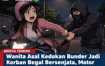 Wanita Asal Kedokan Bunder Jadi Korban Begal Bersenjata, Motor Dibawa Kabur Pelaku