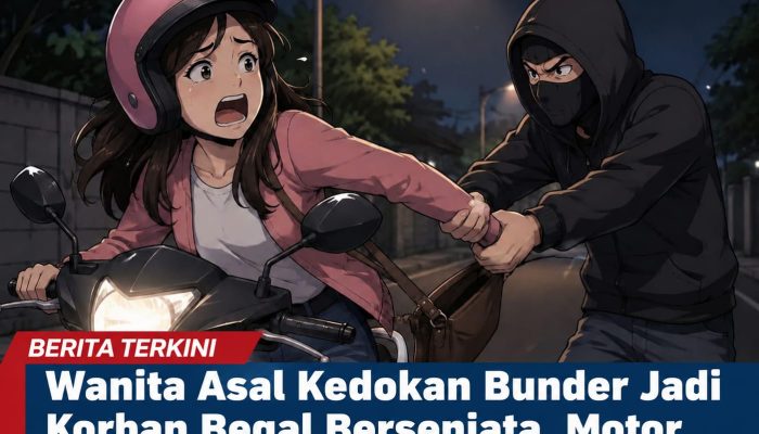 Wanita Asal Kedokan Bunder Jadi Korban Begal Bersenjata, Motor Dibawa Kabur Pelaku