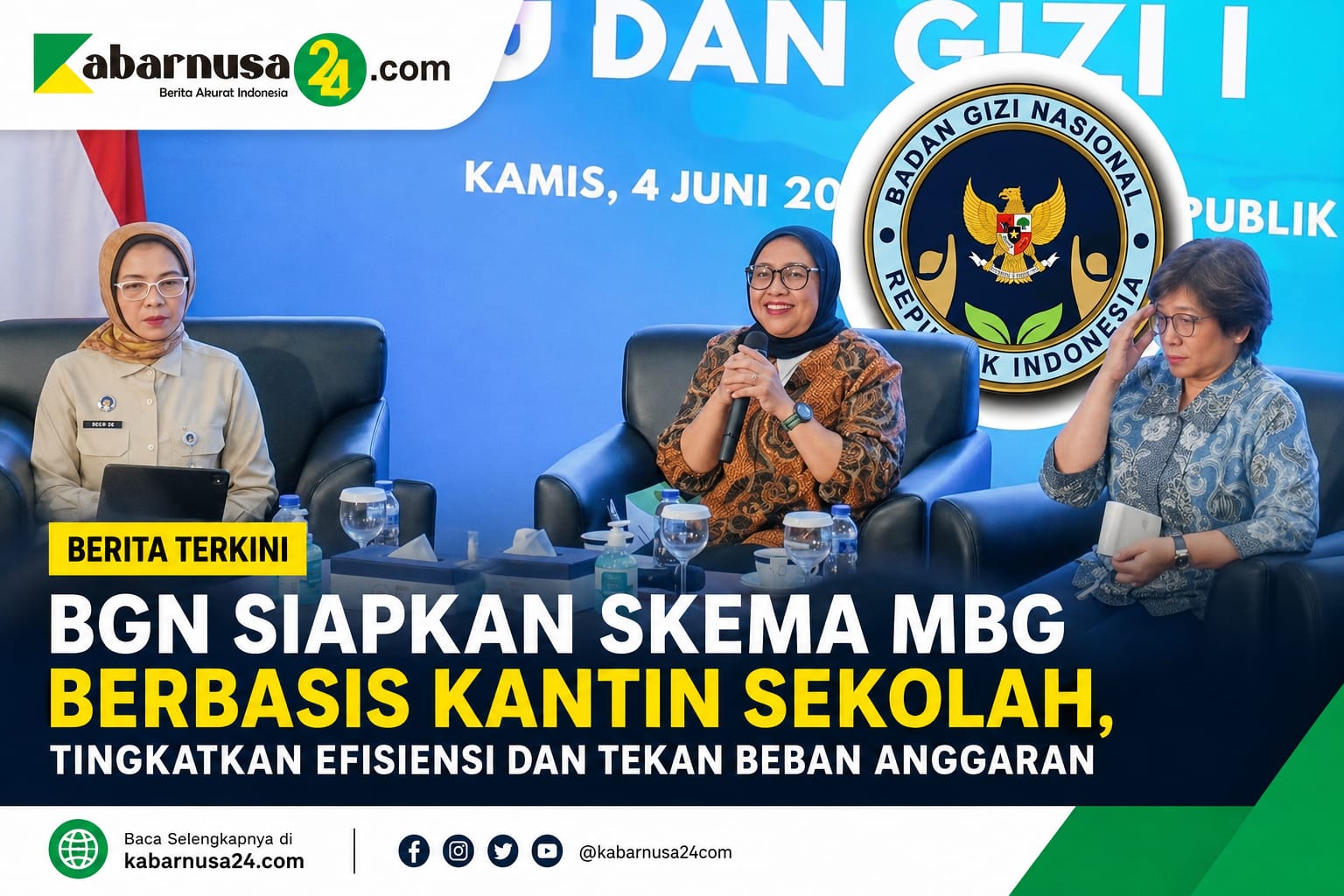 BGN Siapkan Skema MBG Berbasis Kantin Sekolah, Tingkatkan Efisiensi dan Tekan Beban Anggaran