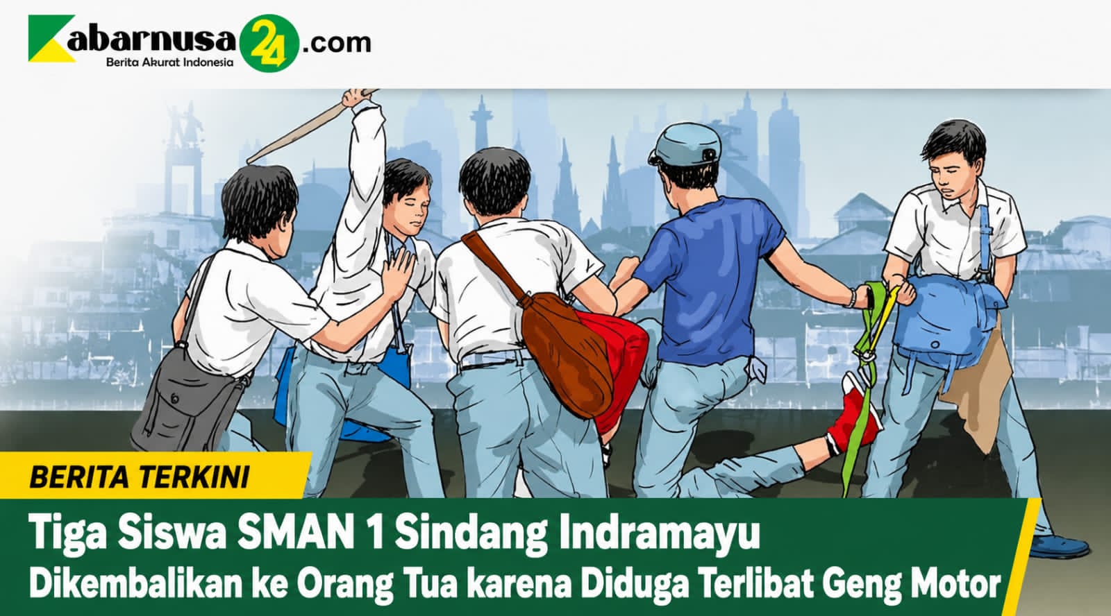 Tiga Siswa SMAN 1 Sindang Indramayu Dikembalikan ke Orang Tua karena Diduga Terlibat Geng Motor