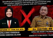 Dibalik Kepentingan, Kepala SMA Negeri 1 Palembang Diduga Loloskan Siswa Siluman