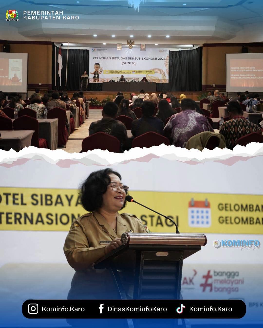 Sinergi Pemkab Karo dan BPS Pelatihan SE2026 Resmi Dimulai di Berastagi