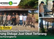 Camat Tukdana Pimpin Penertiban Warung Diduga Jual Obat Terlarang di Desa Karangkerta