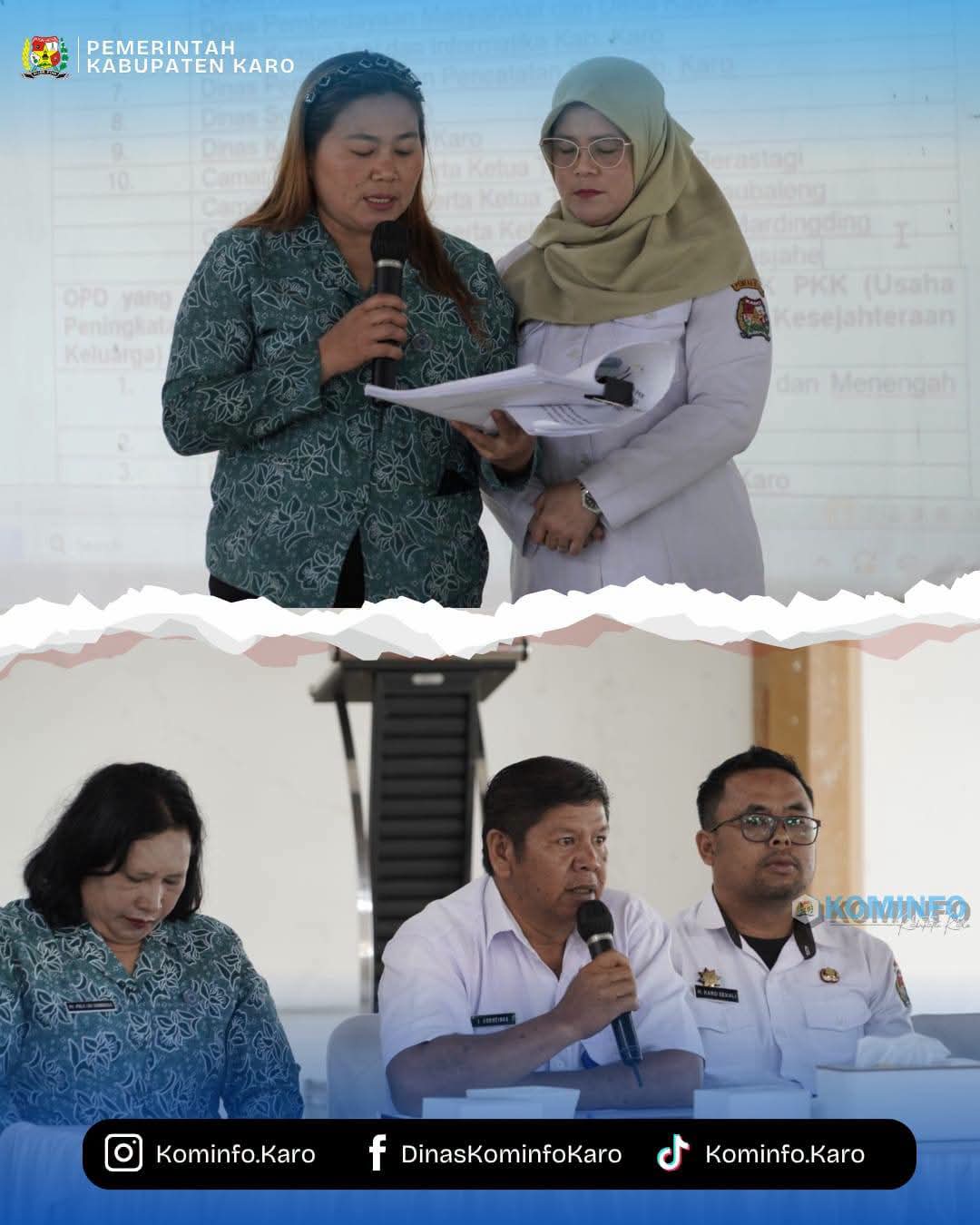 Optimalkan Persiapan Monitoring Desa Percontohan TP PKK Kabupaten Karo Gelar Rapat Koordinasi Bersama Dewan Pembina