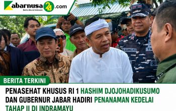 Penasehat Khusus RI 1 Hashim Djojohadikusumo dan Gubernur Jabar Hadiri Penanaman Kedelai Tahap II di Indramayu